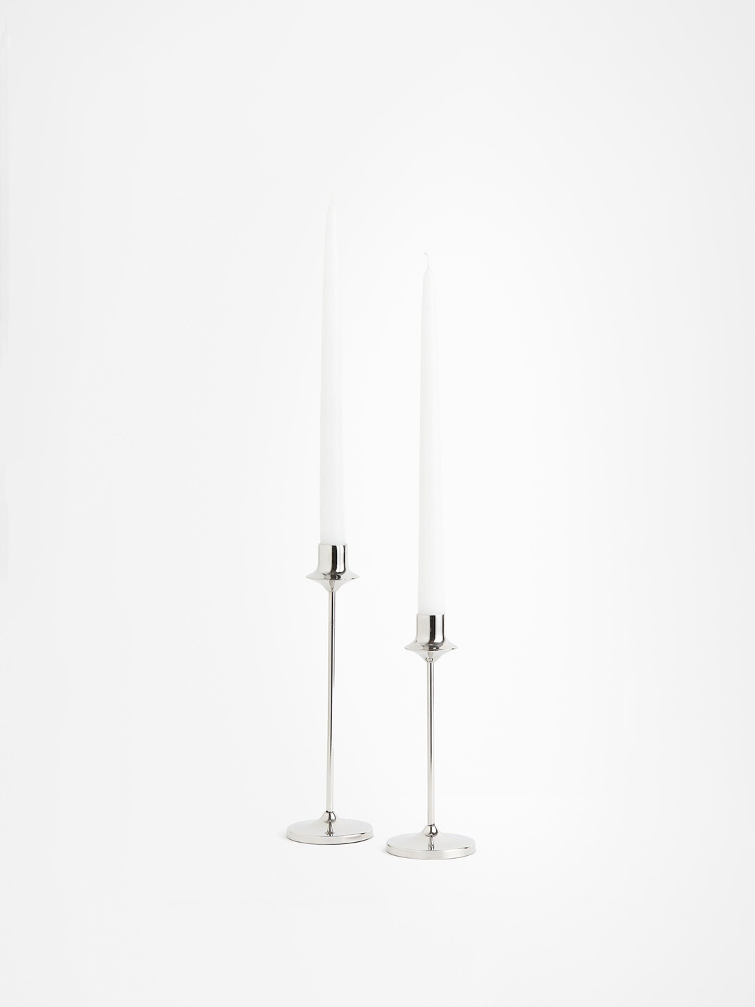 

H&M Metal Candlestick, Silver