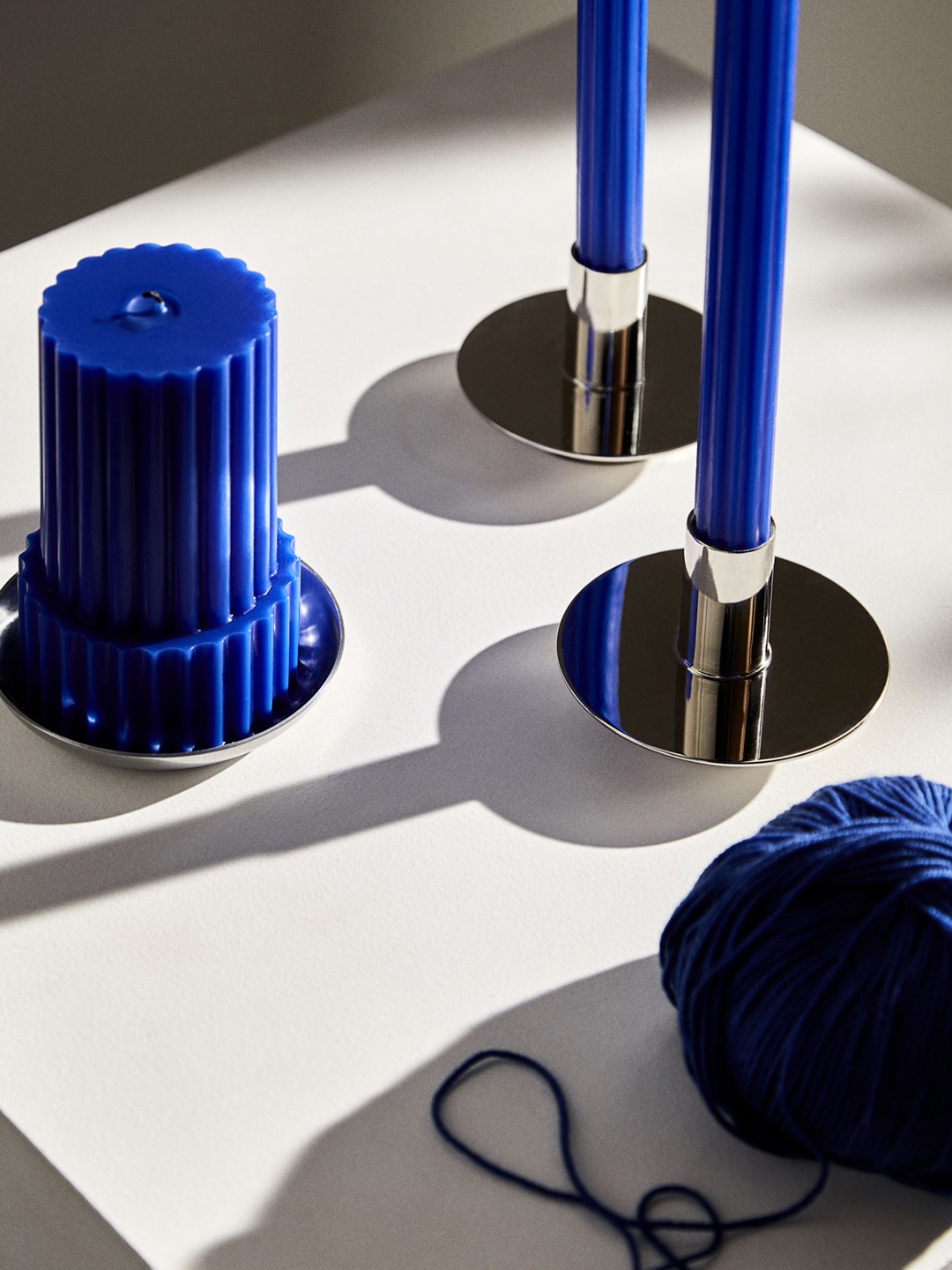 

H&M Silver-Toned Metal Candlestick