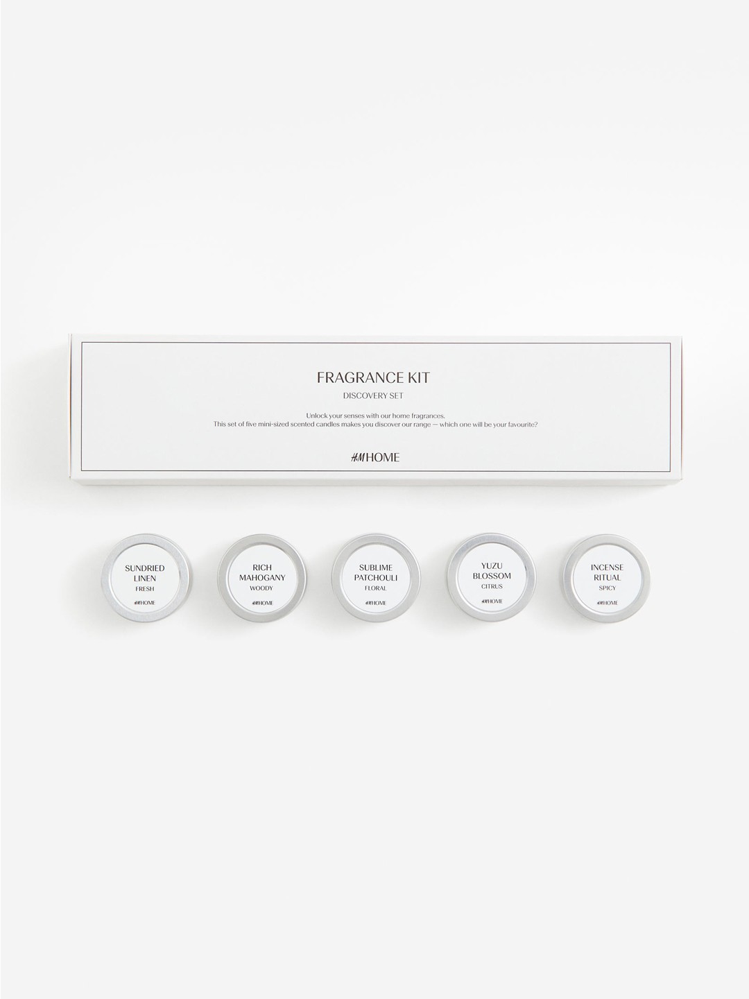 

H&M White 5-Pack Scented Candles