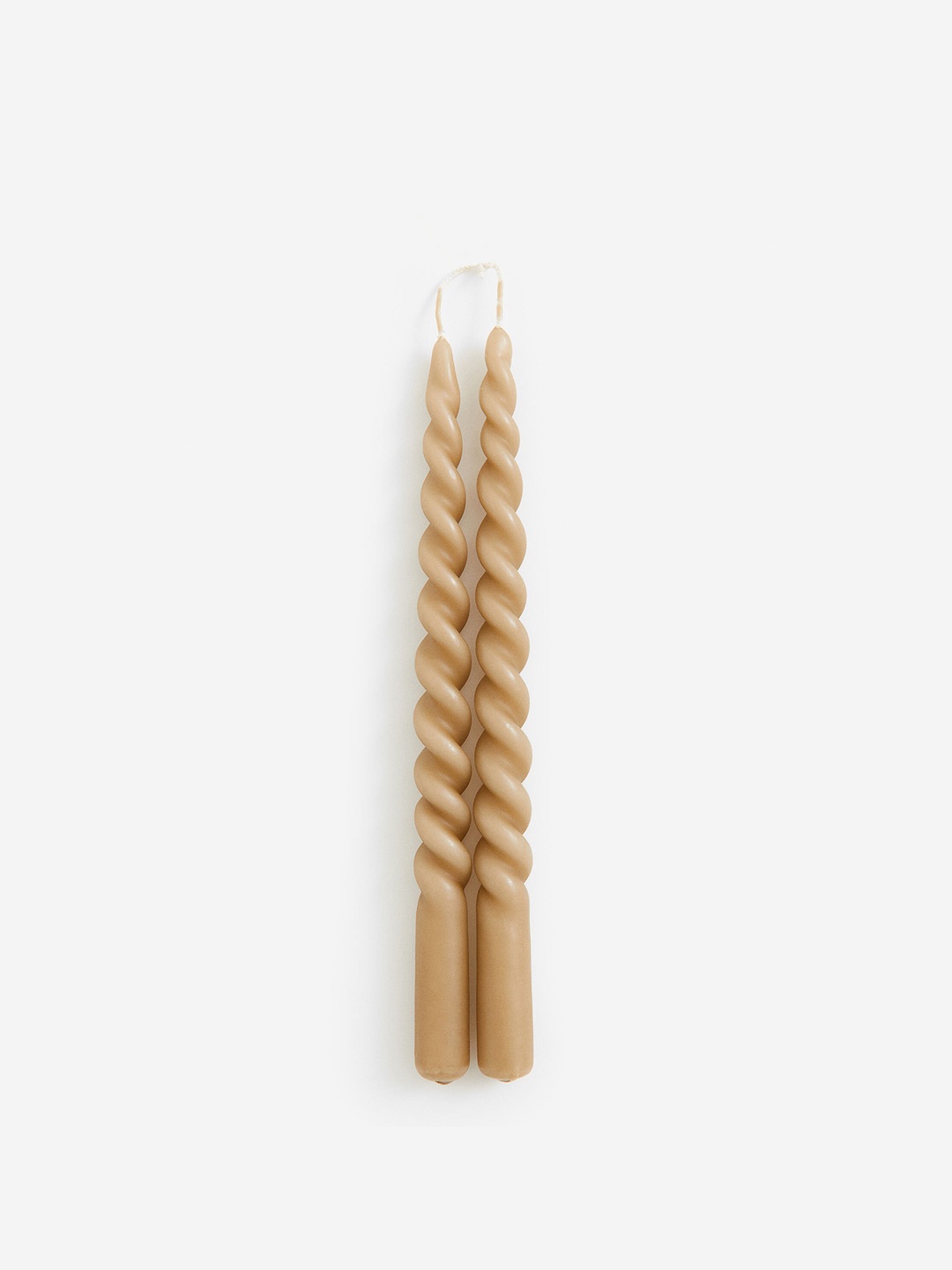 

H&M Beige 2-Pack Spiral Candles