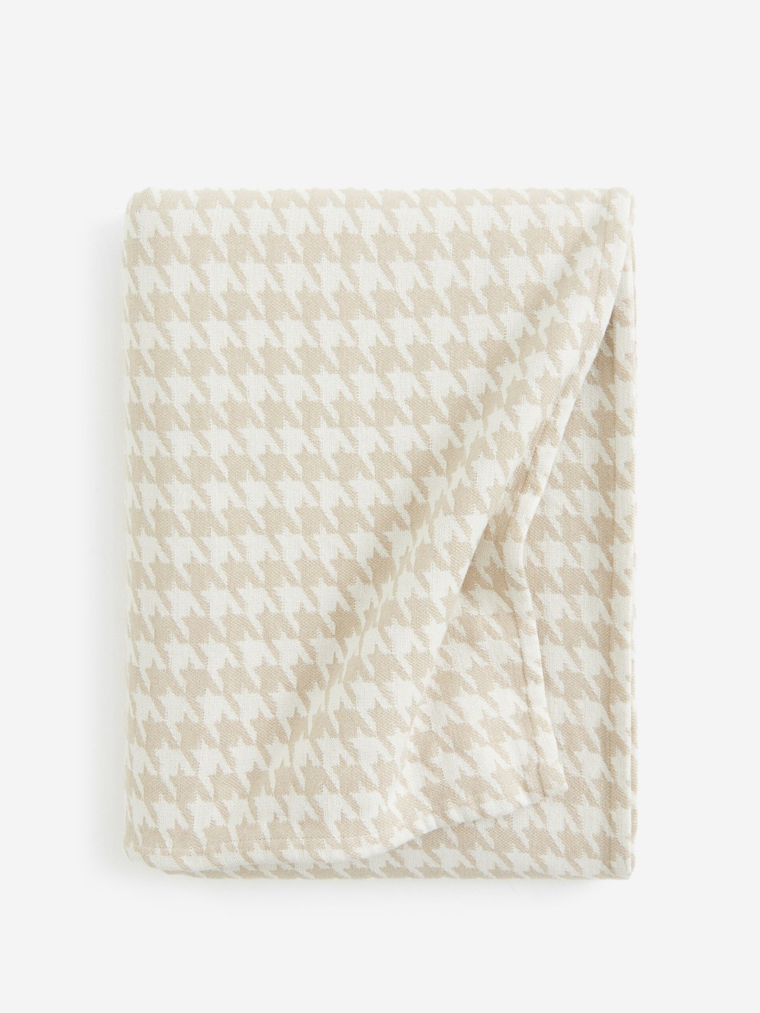 

H&M Beige Patterned Bedspread