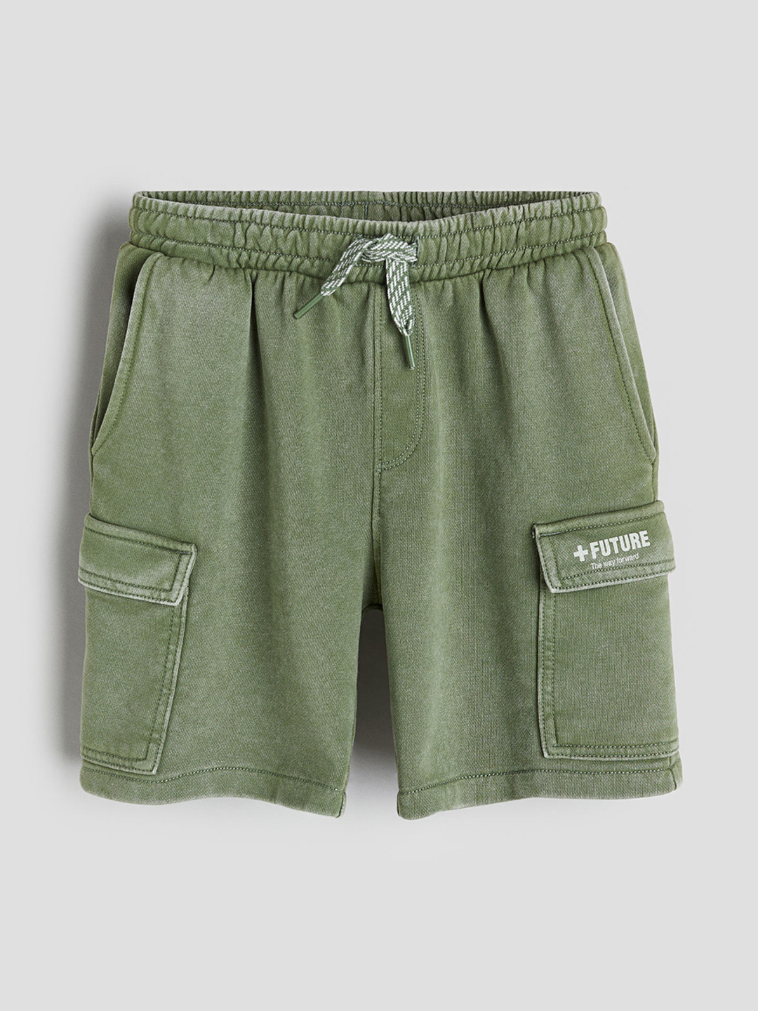 

H&M Boys Cargo Sweatshorts, Green
