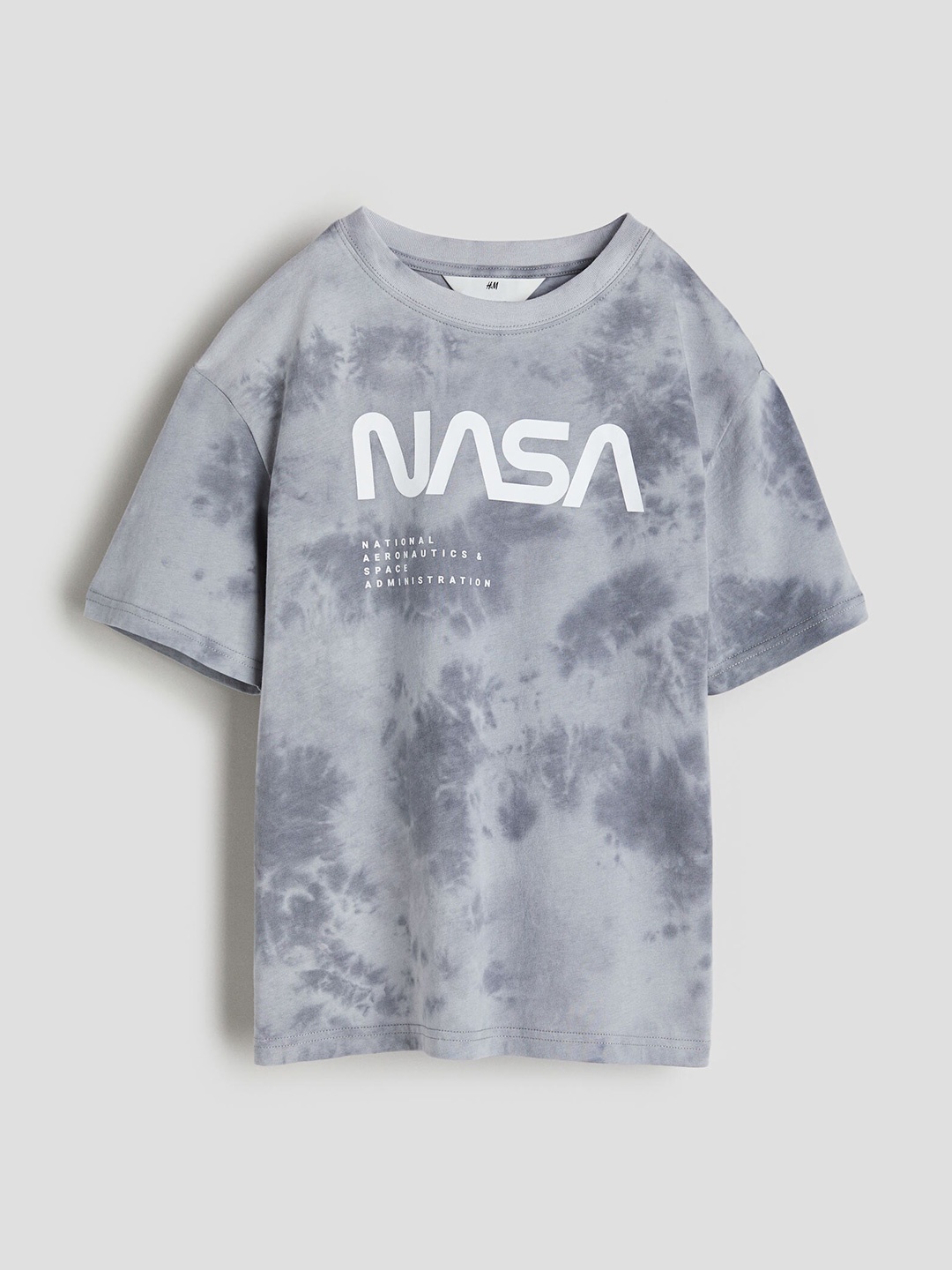 

H&M Boys NASA Printed T-Shirt, Grey