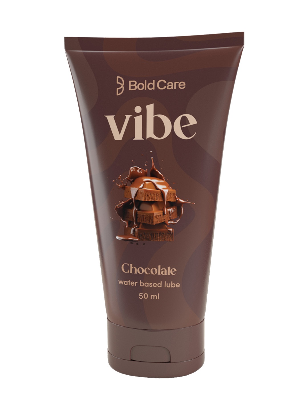 

Bold Care Vibe Water Based Lubricant - 50ml - Chocolate Flavor, Transparent