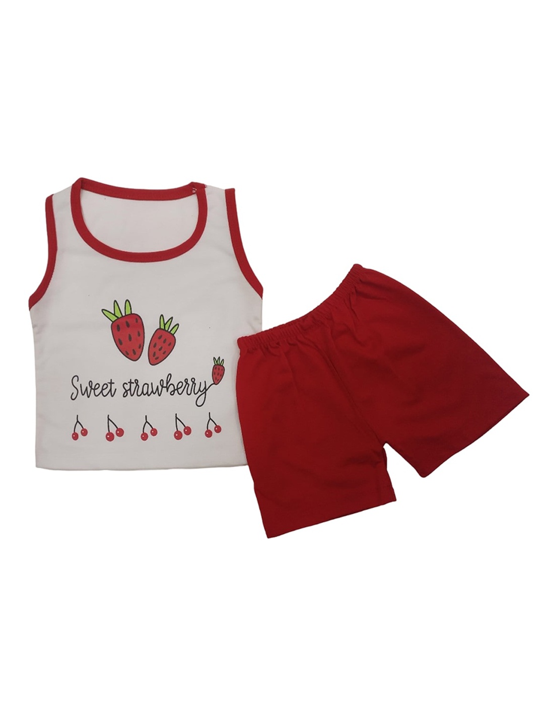 

Pankhu Kids Printed Round Neck T-shirt with Shorts, Grey