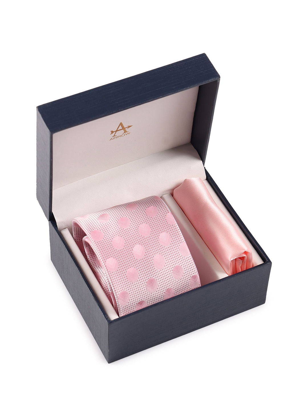 

Arrow Men Woven Design Accessory Gift Set, Pink