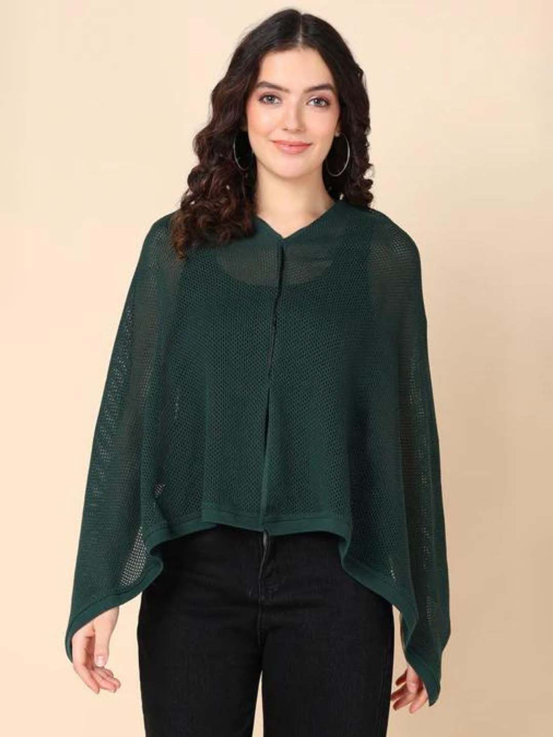 

House Of Zelena Self Designed Maternity Shrug, Green