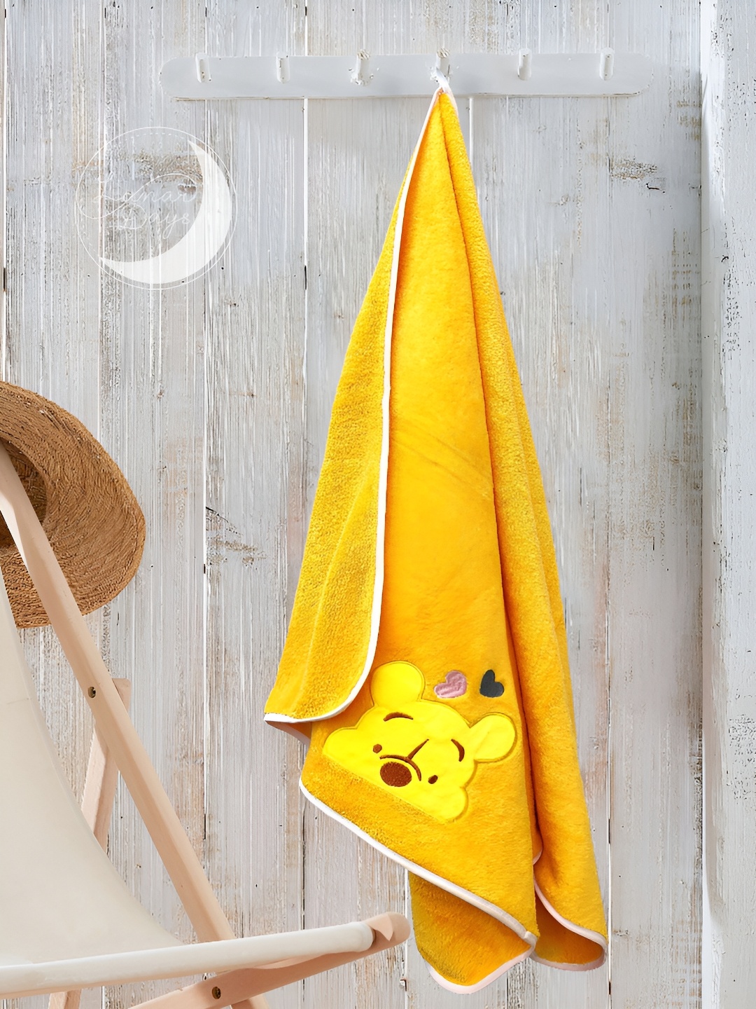

Lunar Days Yellow Bath Towel