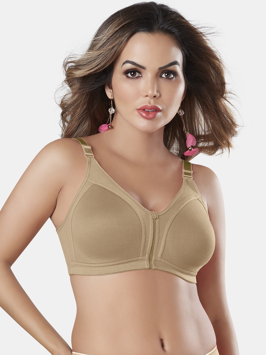 

Sonari Full Coverage Non Padded Minimizer Bra With All Day Comfort, Nude