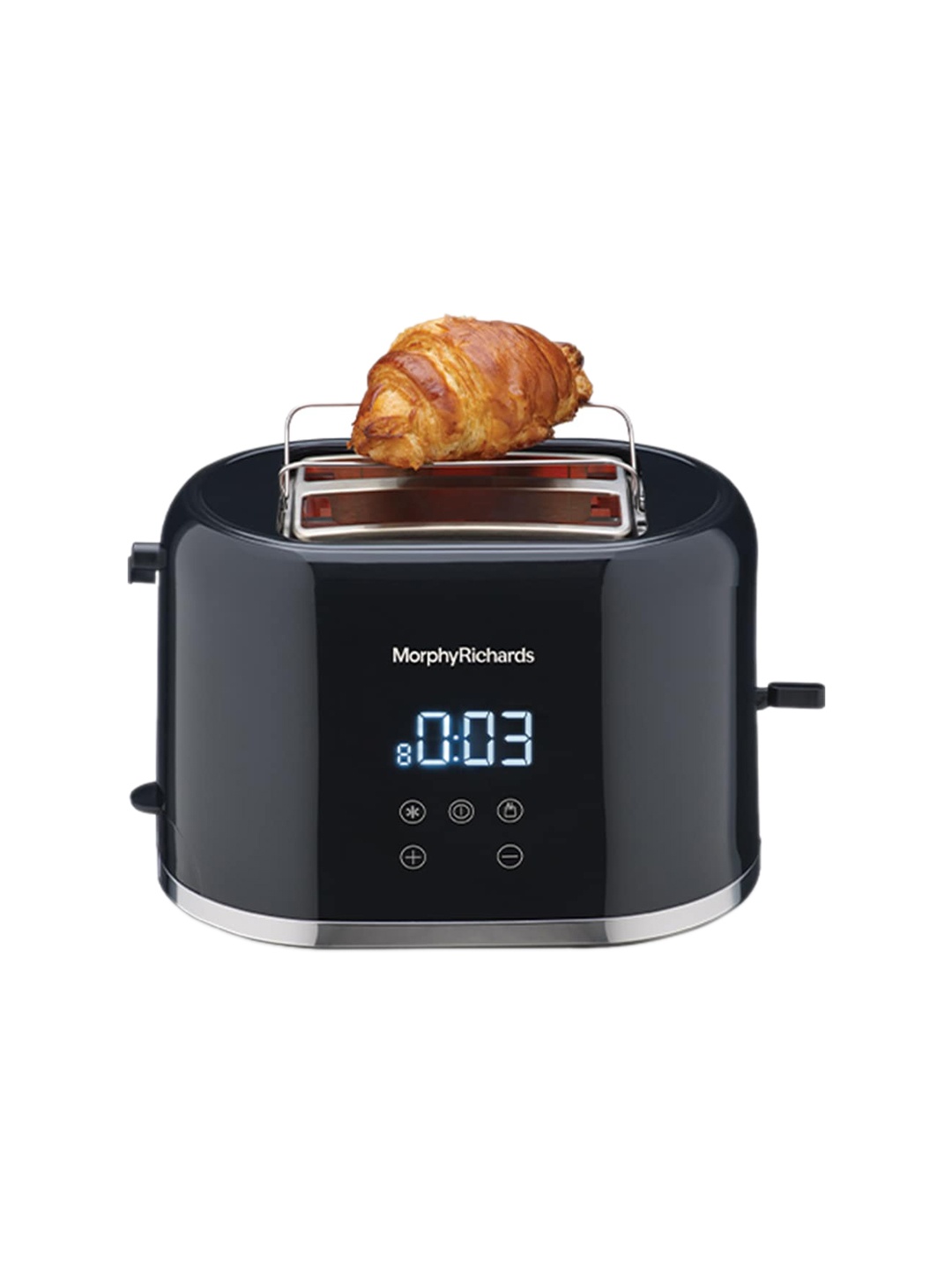 

Morphy Richards Windsor Series Digital 2 Slice Pop Up 800 W Toaster, Black