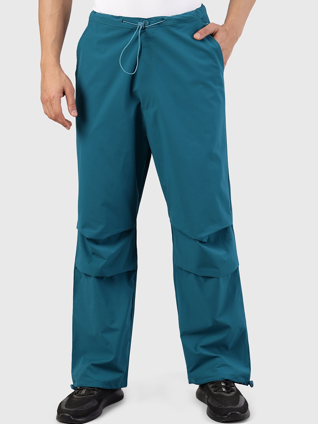 

FUAARK Men Relaxed Fit Antimicrobial Sports Joggers, Teal