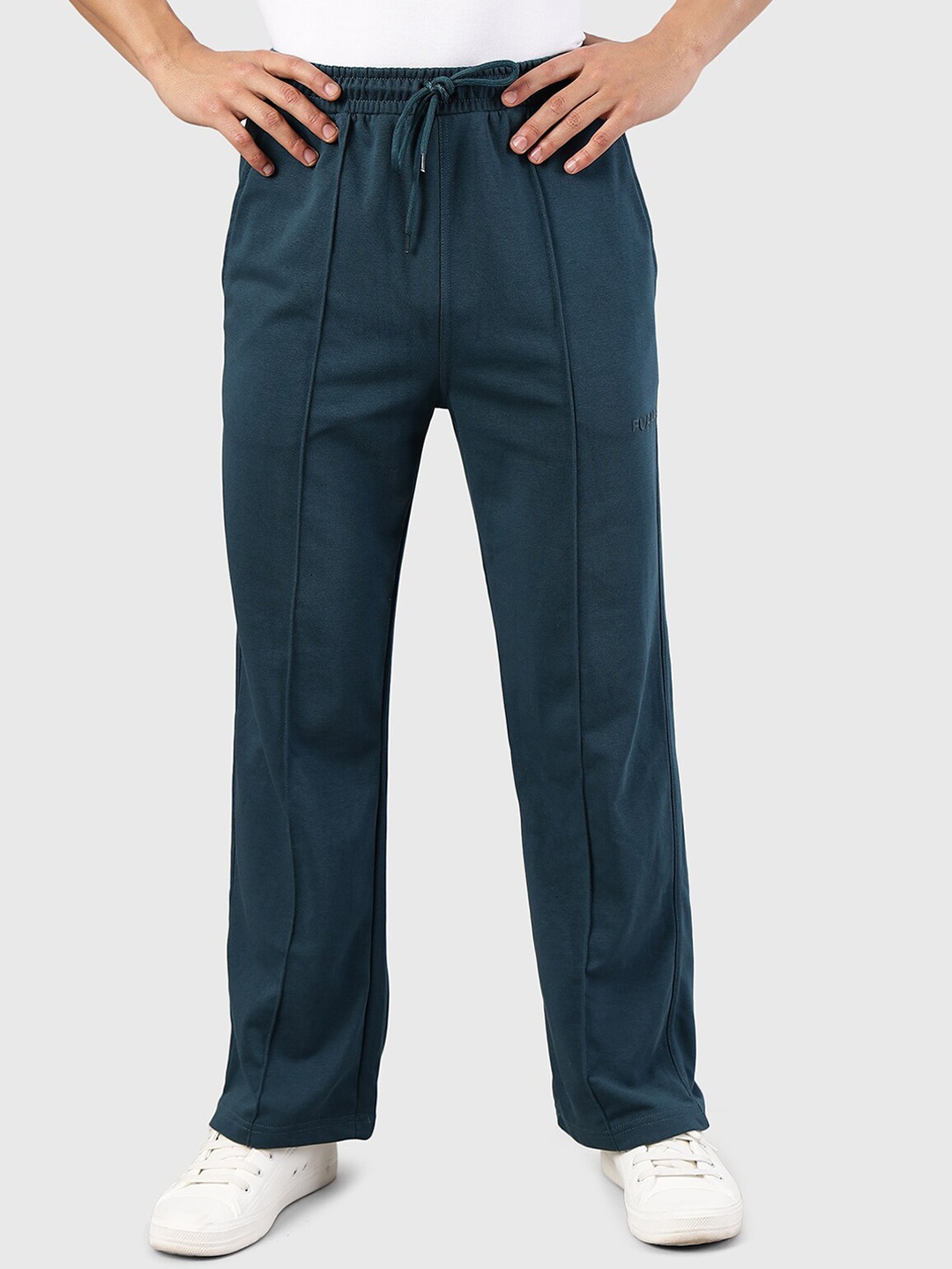 FUAARK Men Mid Rise Antimicrobial Sports Track Pant, Teal