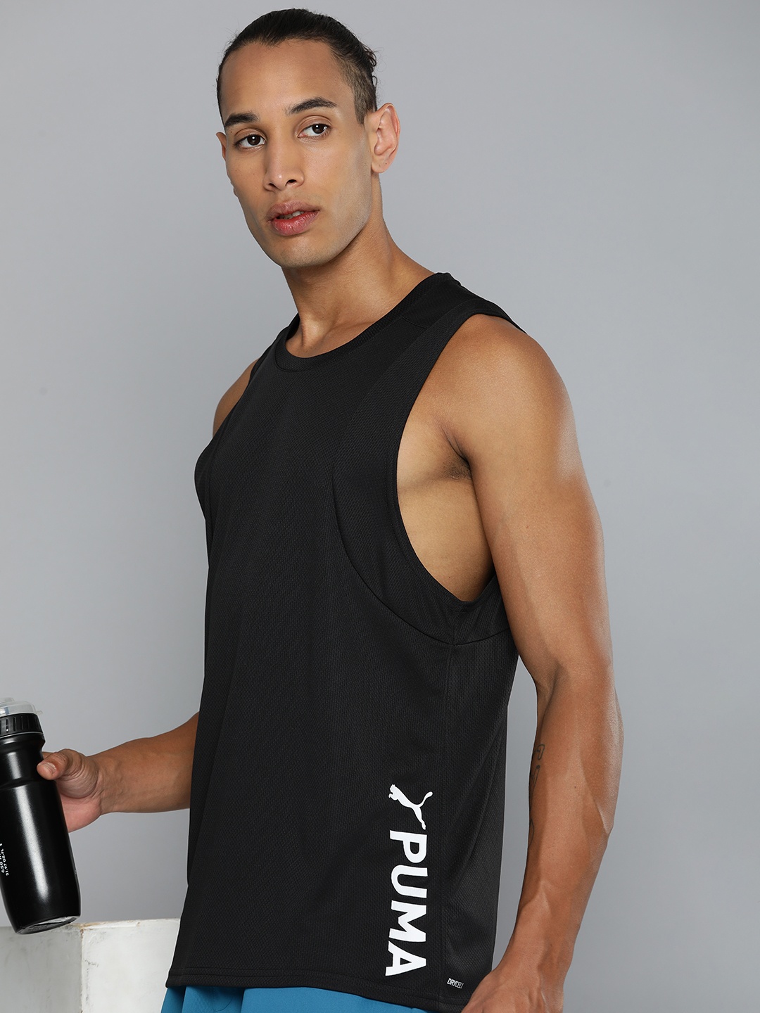 

Puma FIT Ultrabreathe Brand Logo dryCELL T-shirt, Black