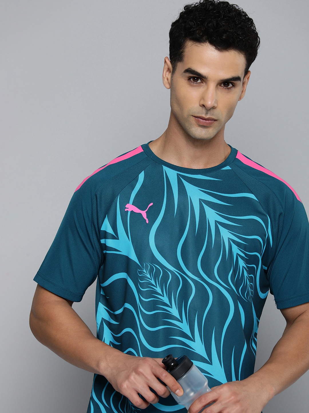 

Puma dryCELL individualLIGA Graphic Football Jersey T-shirt, Blue