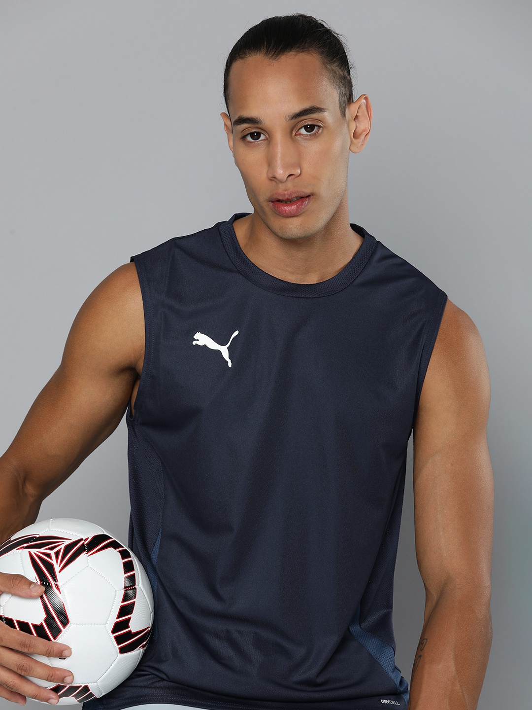 

Puma Sleeveless Football DryCELL T-shirt, Navy blue
