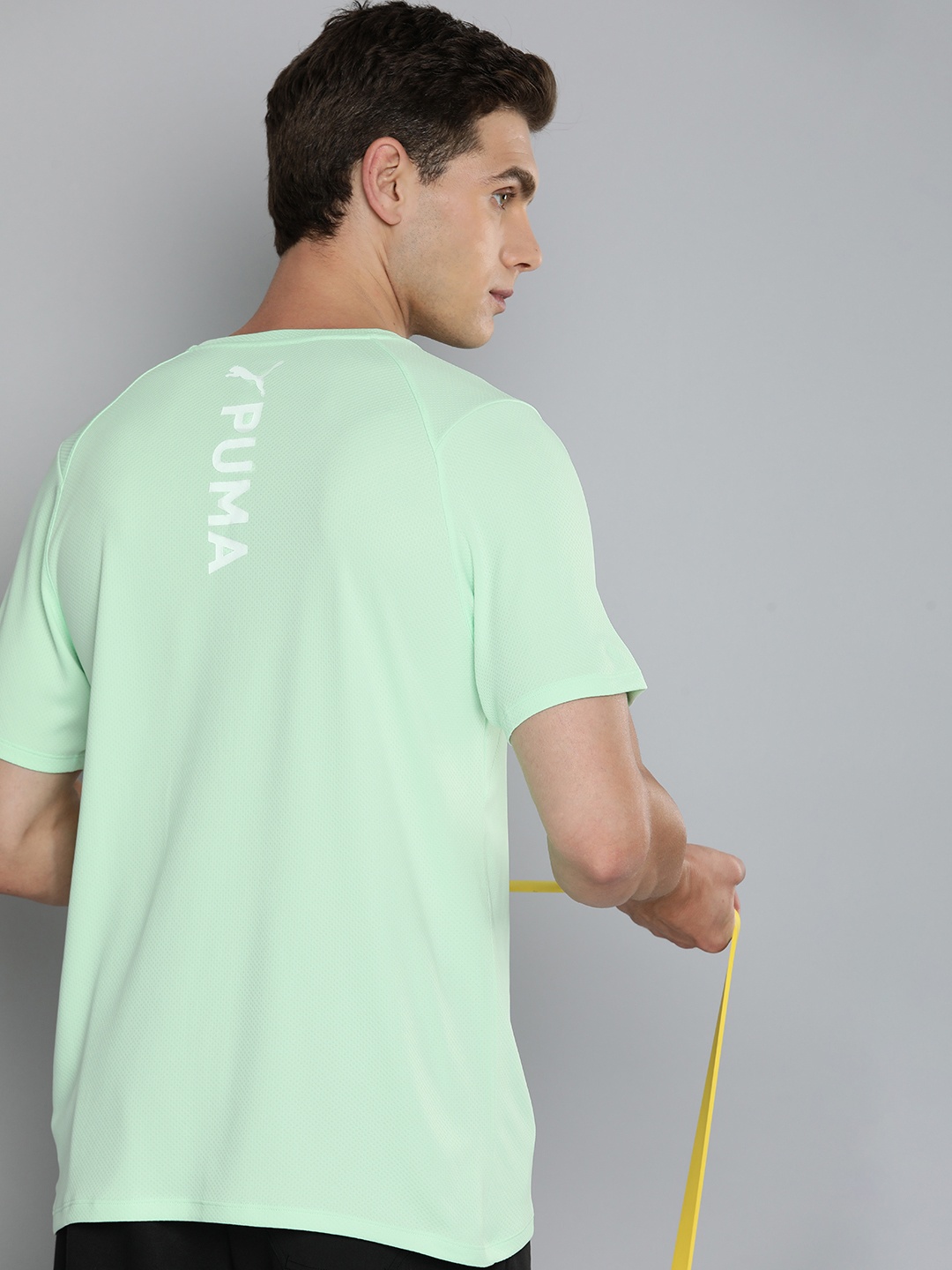 

Puma FIT Ultrabreathe Brand Logo Printed dryCELL Training T-shirt, Green