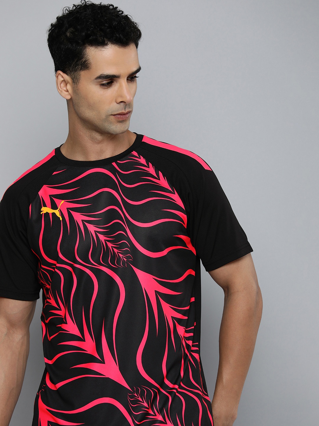 

Puma dryCELL individualLIGA Graphic Football Jersey T-shirt, Black