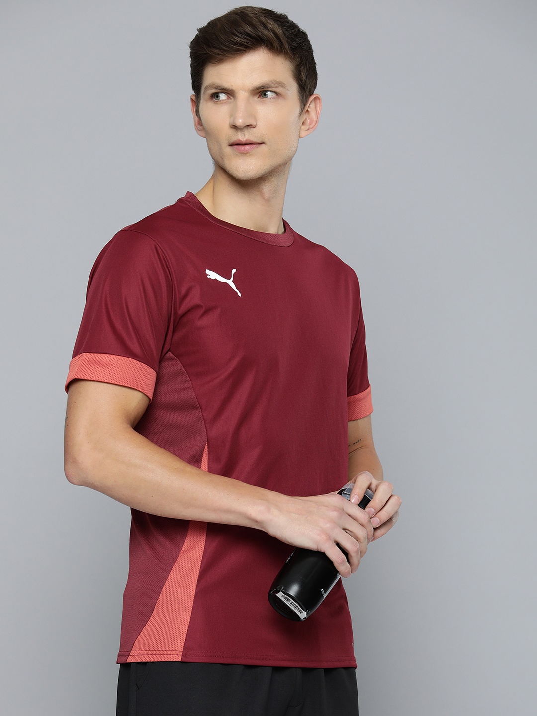 

Puma dryCELL teamGOAL Matchday Football Jersey T-shirt, Maroon
