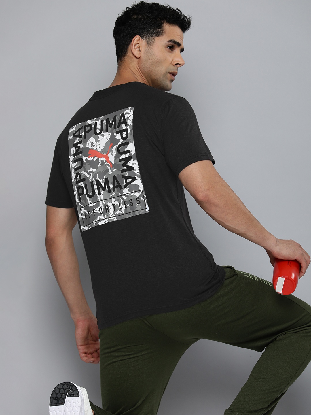 

Puma dryCELL Graphic Training T-shirt, Black