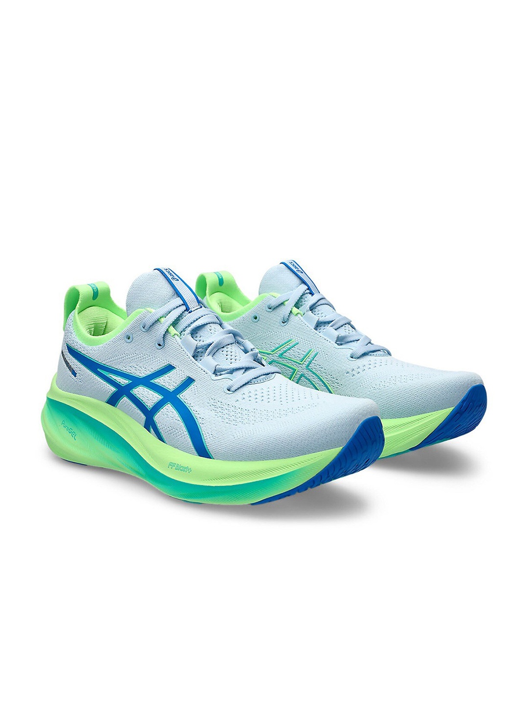 

ASICS Men GEL-Nimbus 26 Lite-Show Running Shoes, Blue