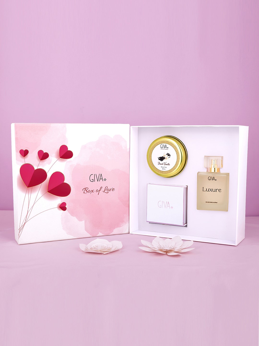 

GIVA Gold-Plated CZ-Studded Star Constellation Pendant Combo Box