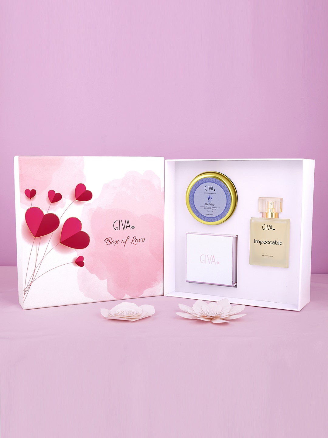 

GIVA Gold-Plated CZ-Studded Stud Earrings Combo Box