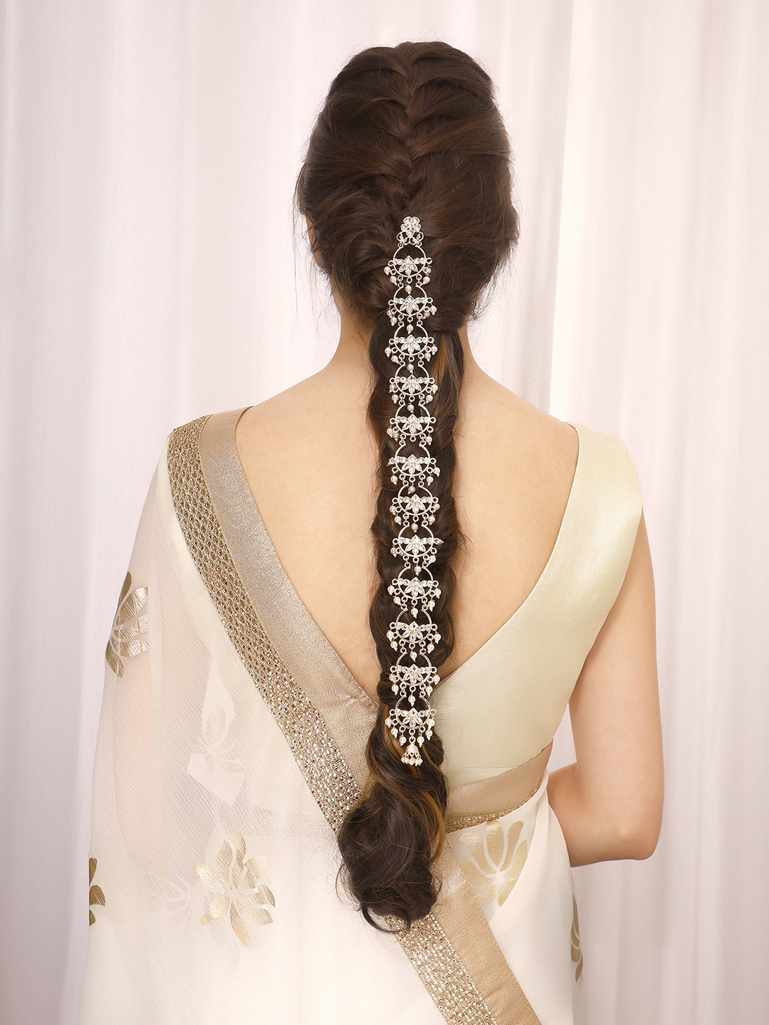 

Priyaasi Pearl Elegance Hair Accessory Set, White