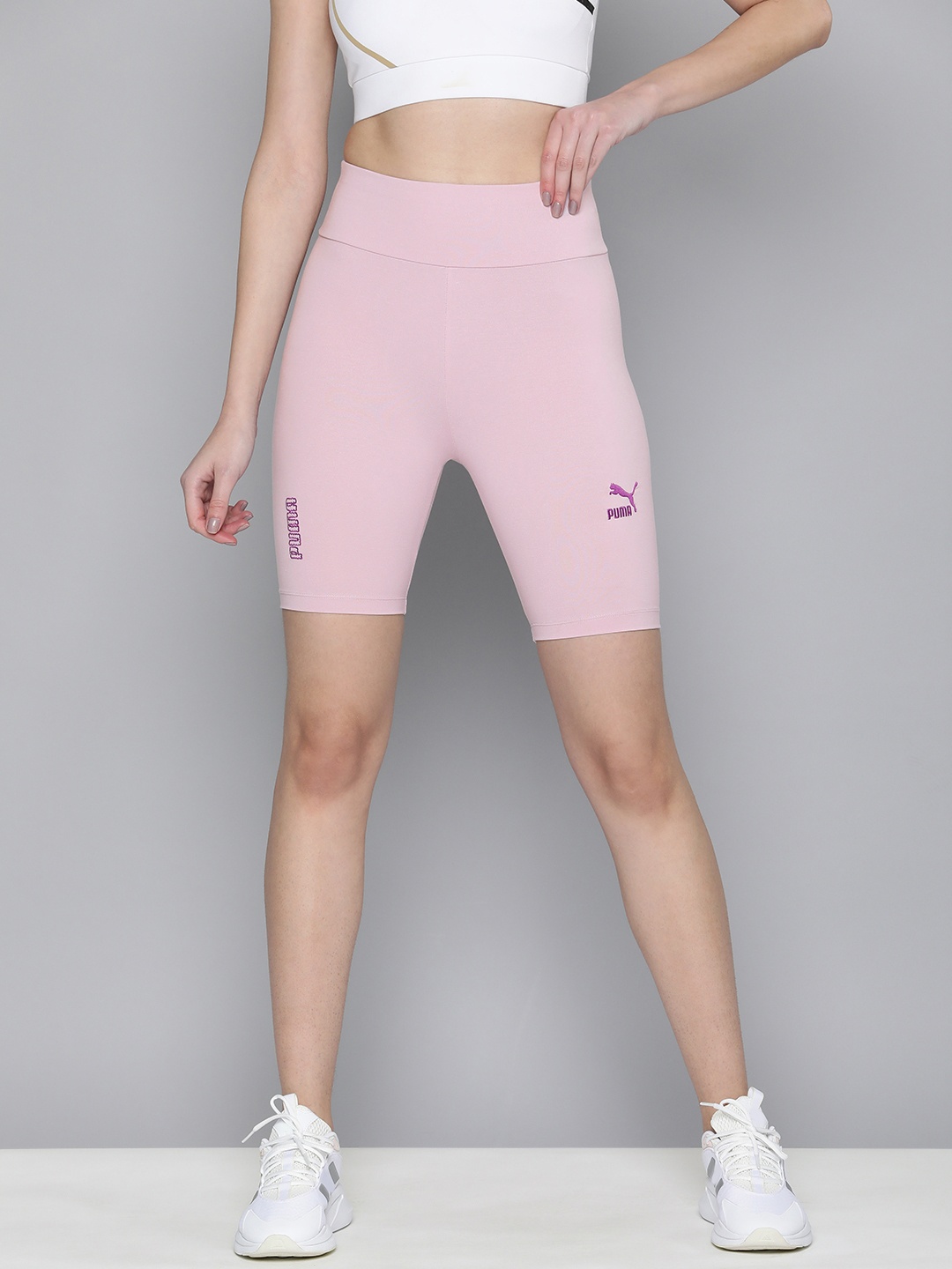 

Puma Women Slim Fit High-Rise Tight dryCELL Shorts, Pink