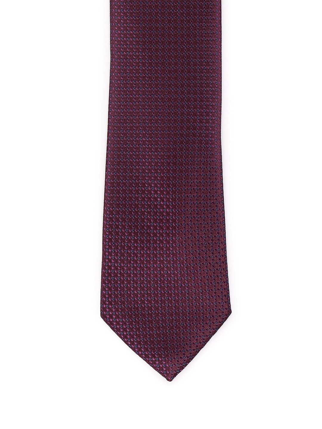 

Arrow Men Woven Design Broad Tie, Purple