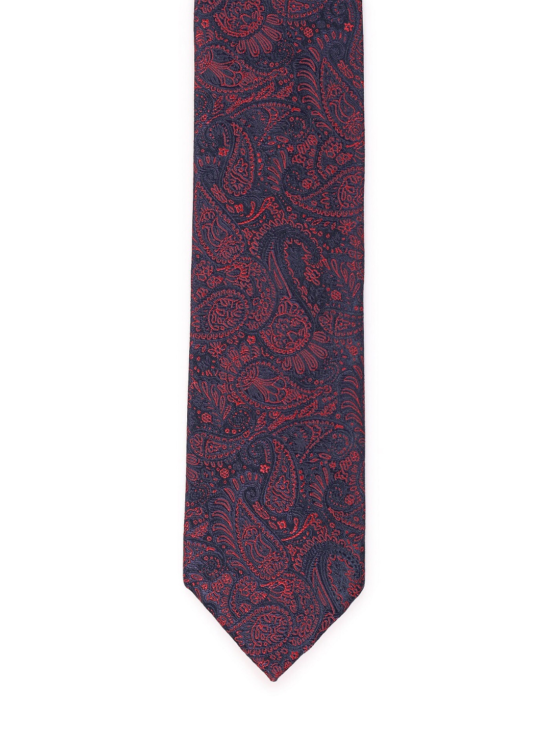 

Arrow Men Paisley Woven Design Broad Tie, Blue