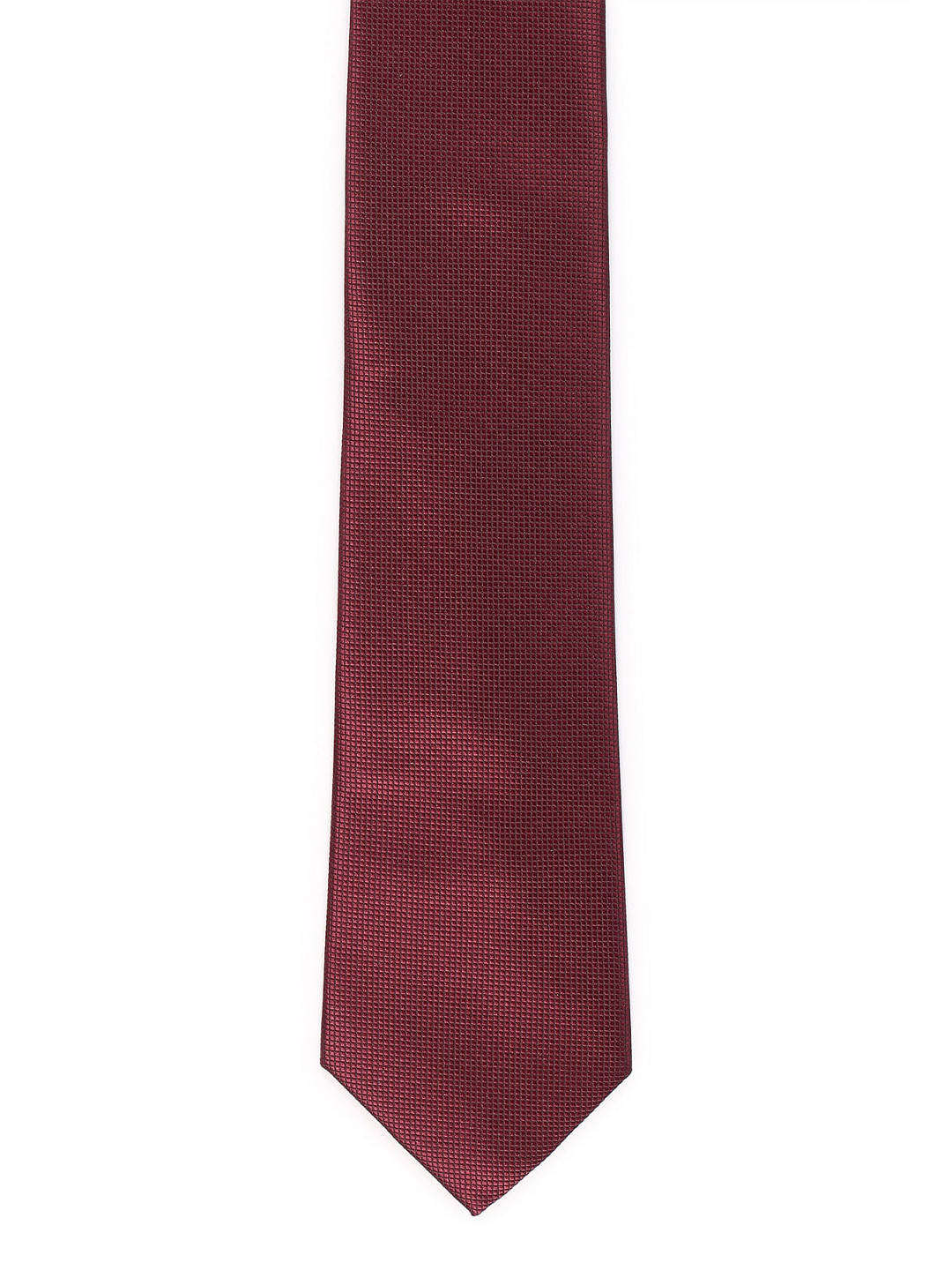 

Arrow Men Woven Design Broad Tie, Red