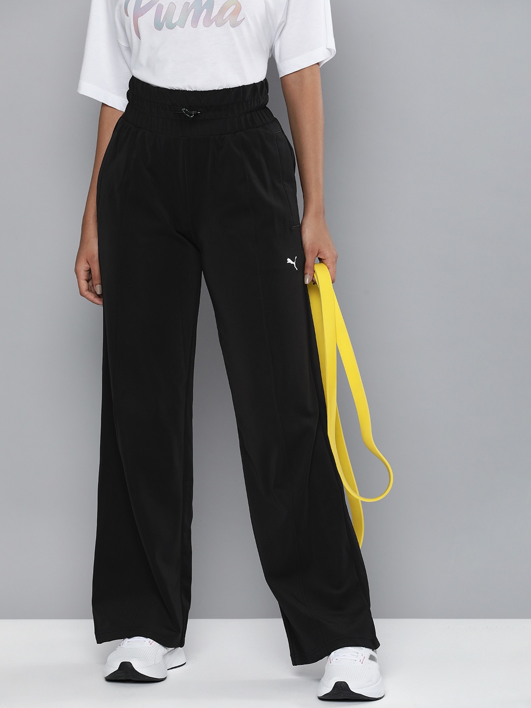 

Puma Women Fit Double Knit dryCELL Training Track Pants, Black