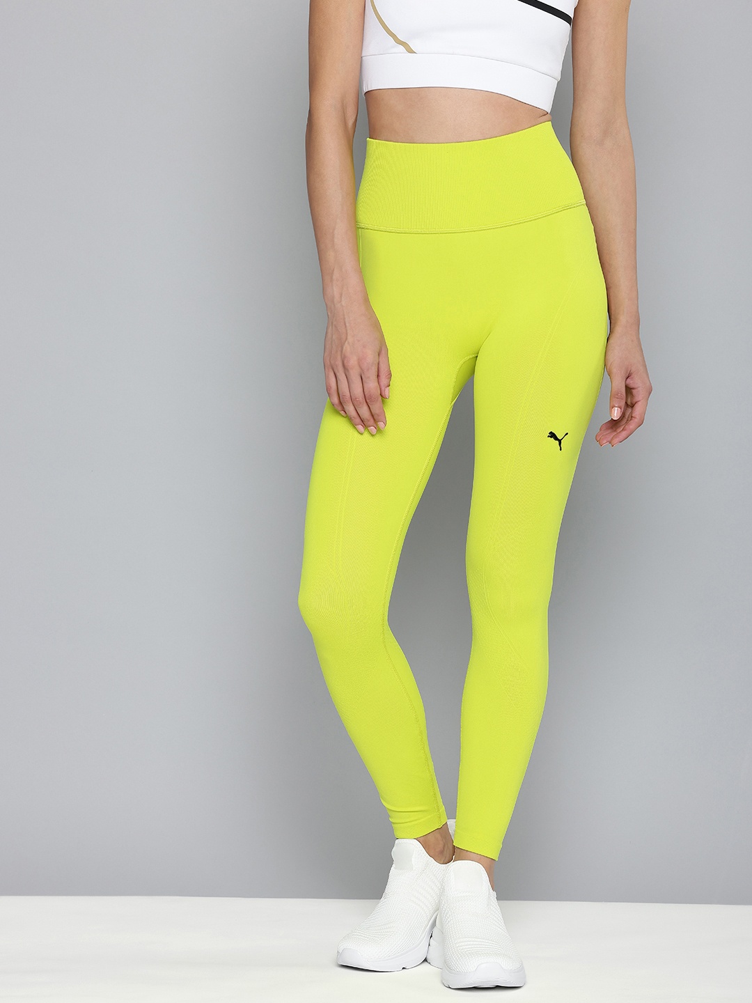 

Puma Women Shapeluxe Seamless Training Tights, Fluorescent green