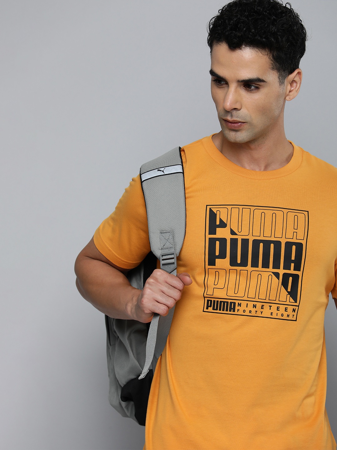 

Puma Pure Cotton GRAPHICS PUMA Box Outdoor T-shirt, Brown