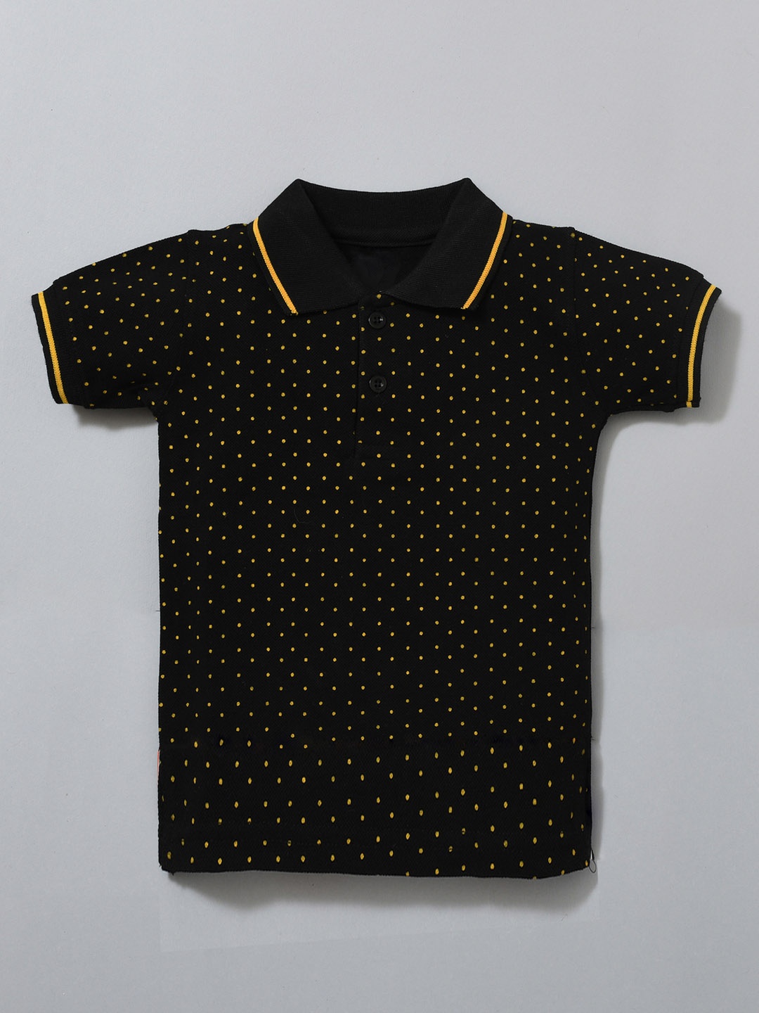 

BAESD Boys Polka Dot Printed Cotton T-shirt, Black