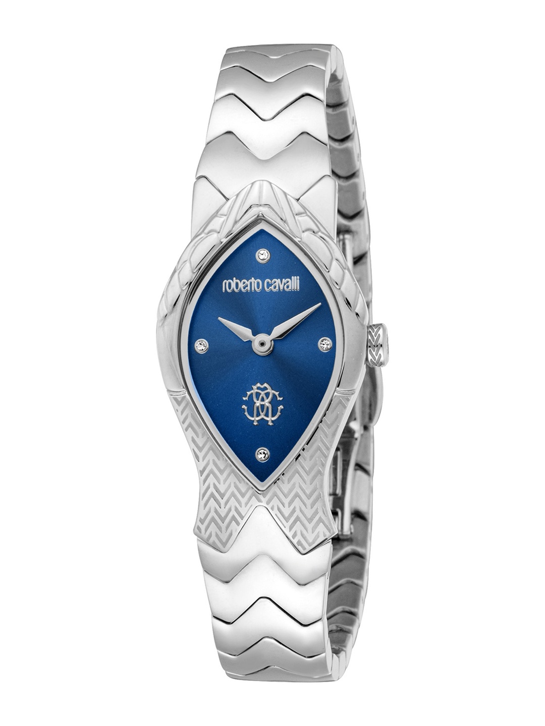 

Roberto Cavalli Women Stainless Steel Bracelet Style Straps Analogue Watch RC5L092M0015, Silver