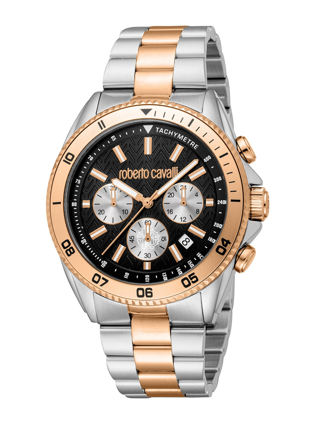 

Roberto Cavalli Men Stainless Steel Bracelet Style Straps Analogue Watch RC5G099M0075, Brown