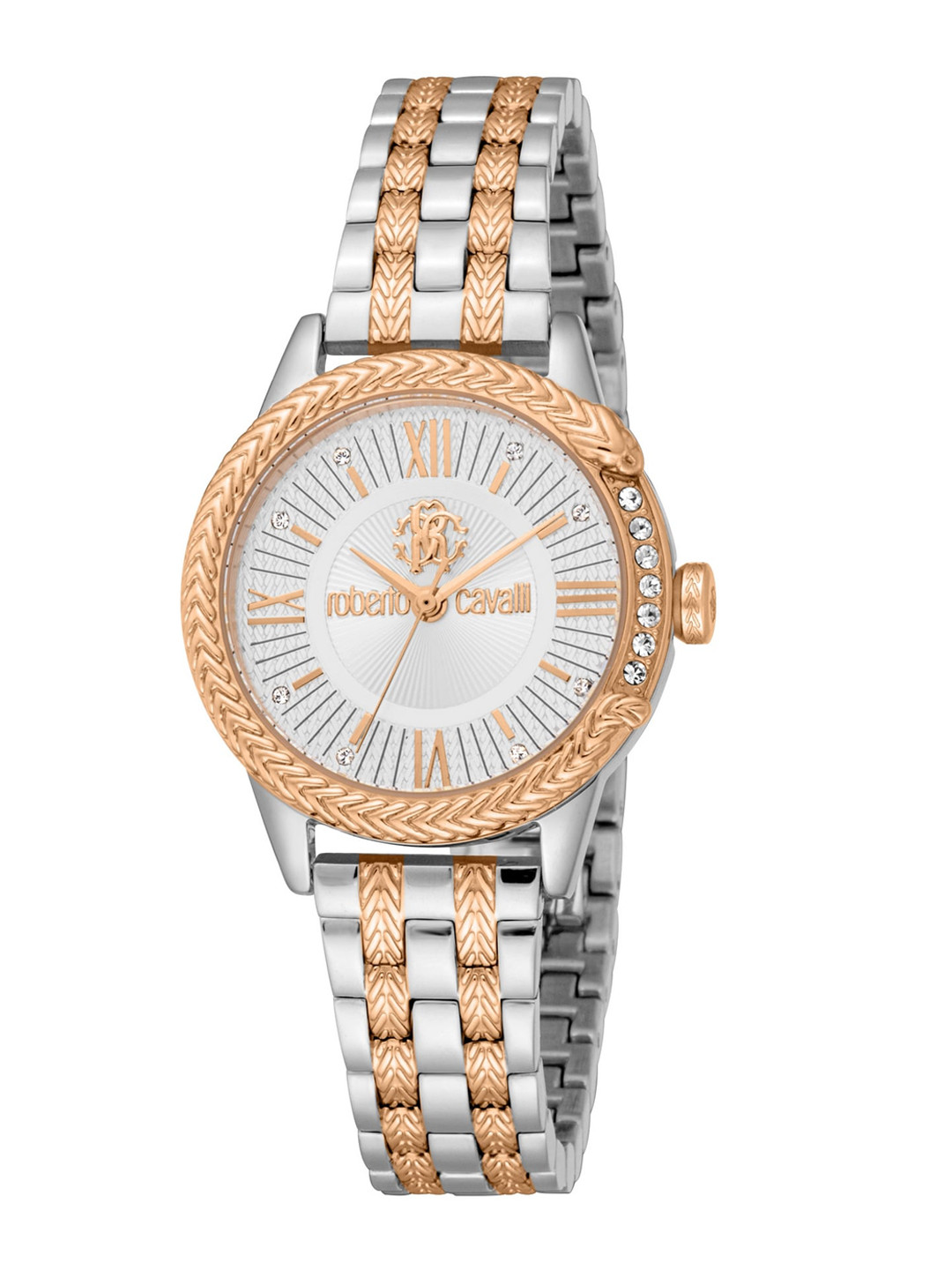 

Roberto Cavalli Women Stainless Steel Bracelet Style Straps Analogue Watch RC5L077M0095, Silver