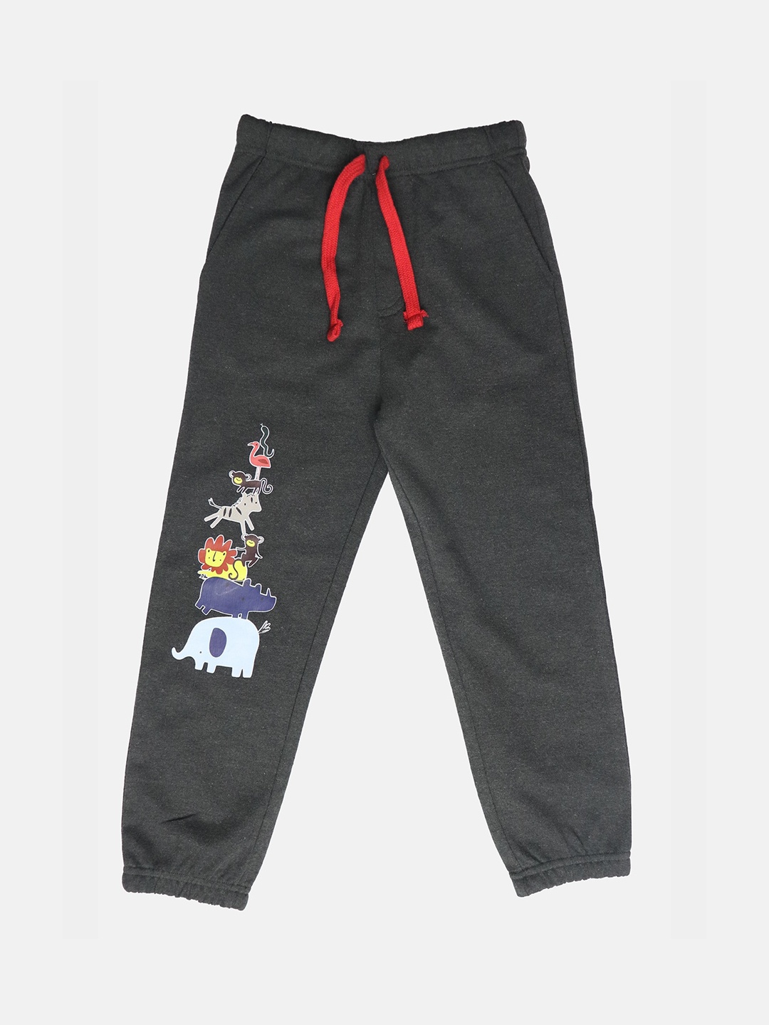 

HARBOR N BAY Boys Printed Regular-Fit Mid-Rise Cotton Joggers, Black