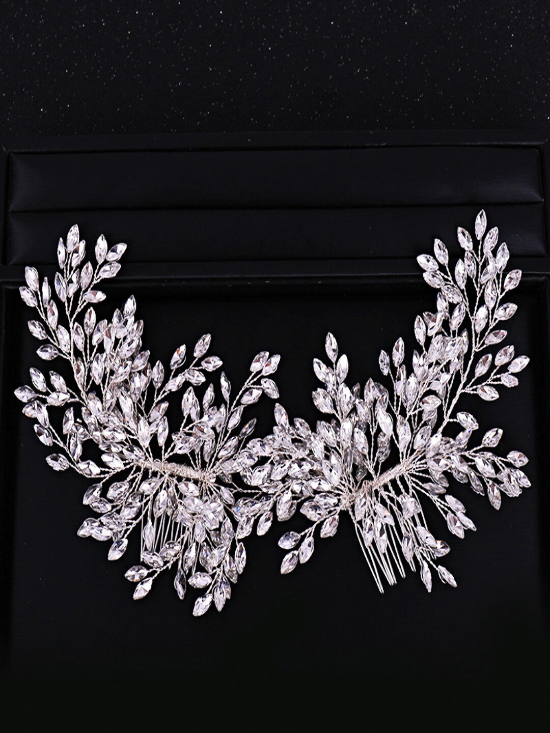 

Proplady Embellished Tiara, Silver