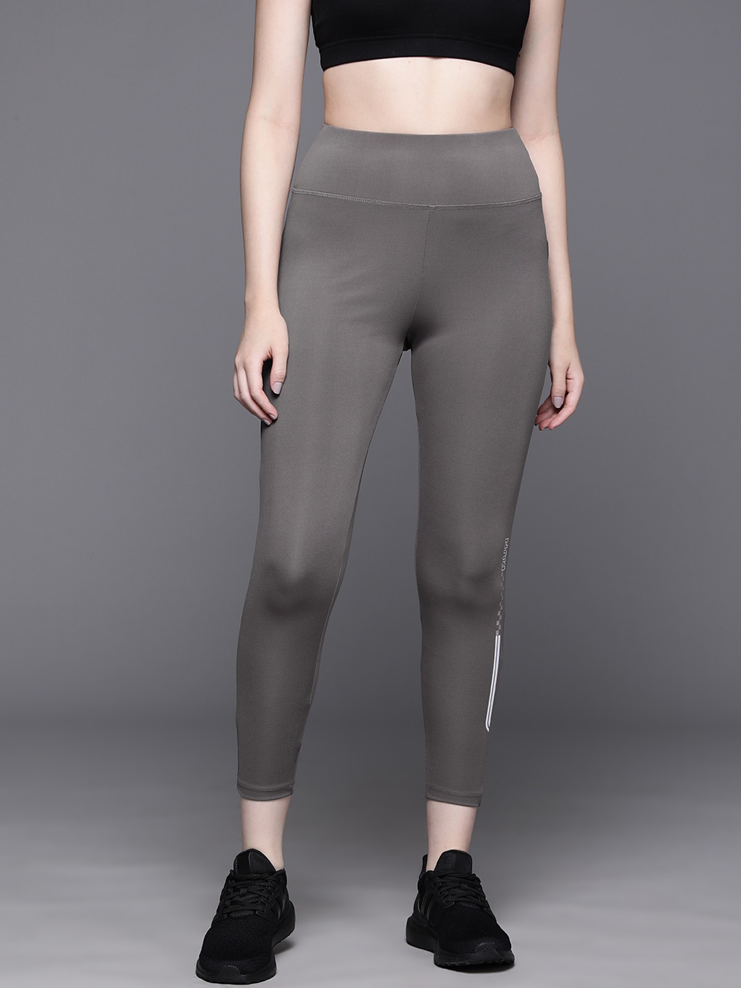 

HRX by Hrithik Roshan Women Rapid Dry Running Tights, Brown
