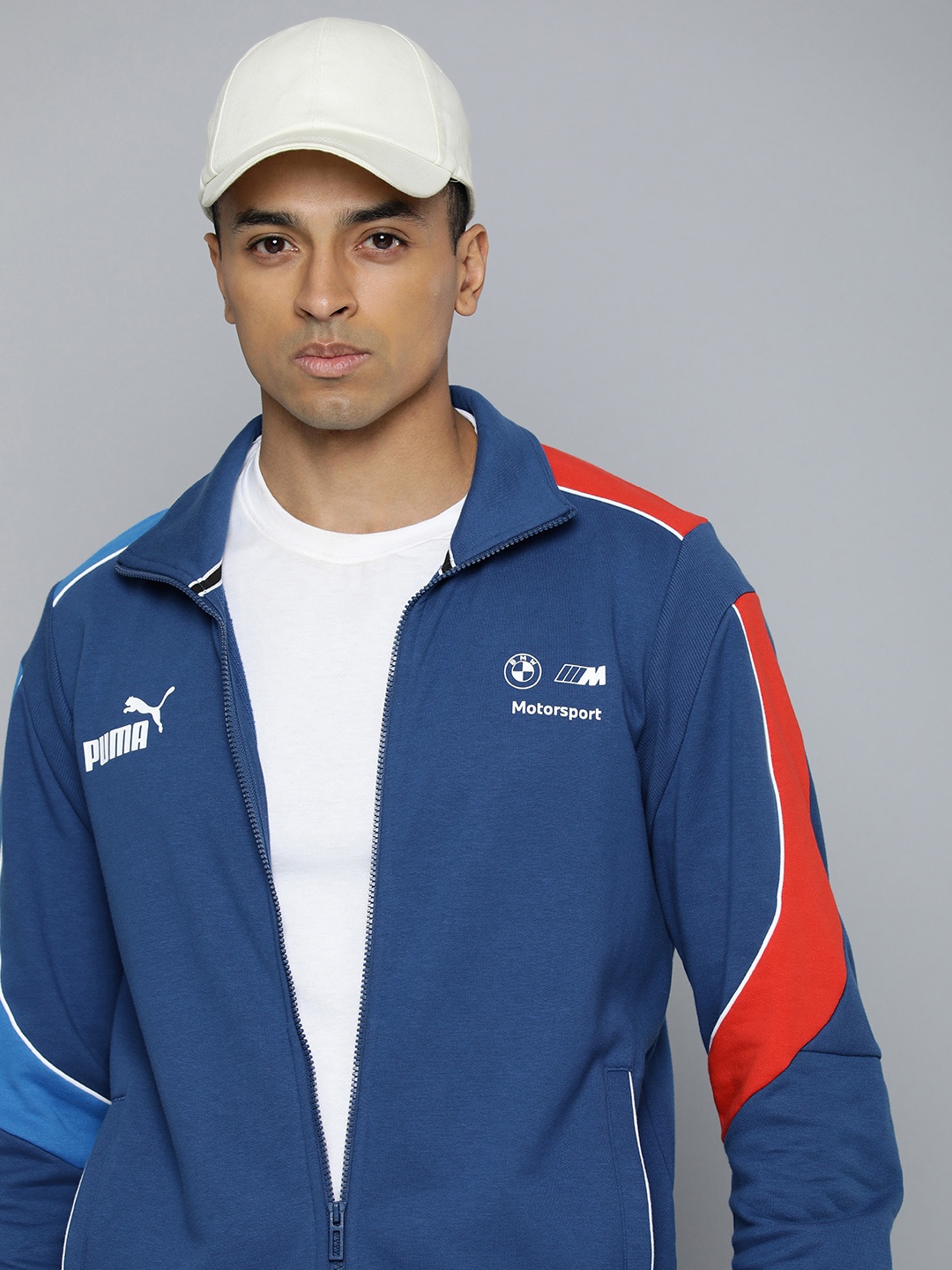 

PUMA Motorsport MT7+ Sweat Brand Logo WindCell Pure Cotton Sporty Jacket, Blue