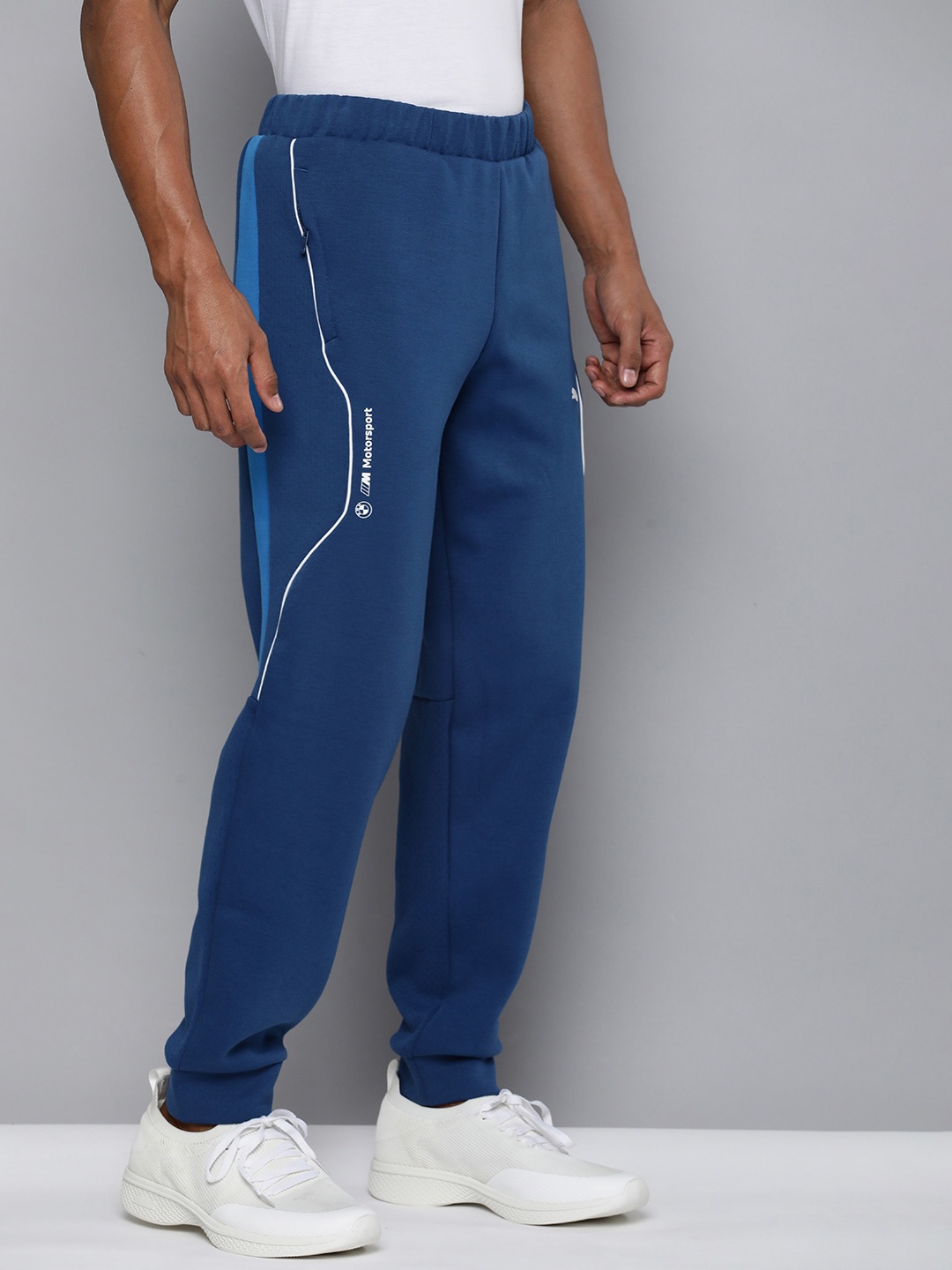 

PUMA Motorsport Men Mid Rise BMW M Track Pants, Blue