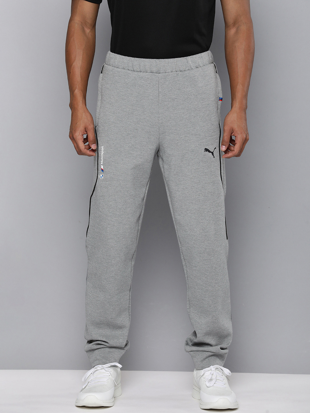 

PUMA Motorsport Men Mid Rise BMW M Track Pants, Grey