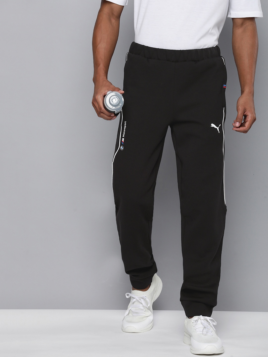 

PUMA Motorsport Men Mid Rise BMW M Track Pants, Black