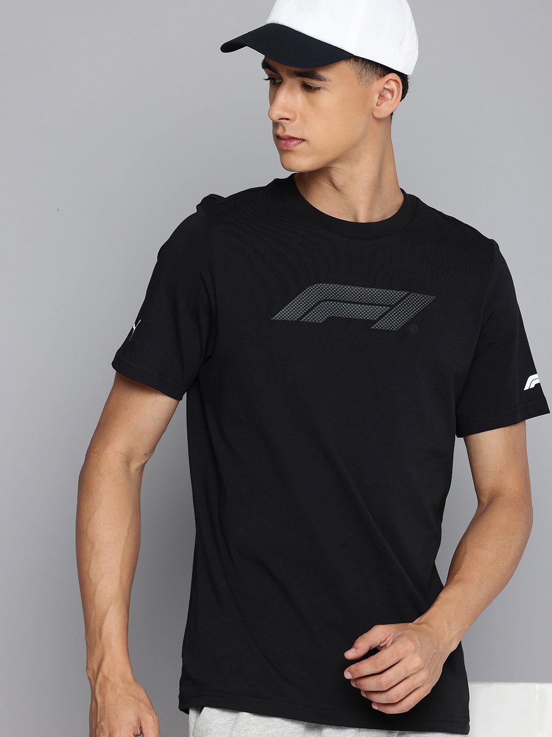 

PUMA Motorsport F1 Printed Pure Cotton T-shirt, Black