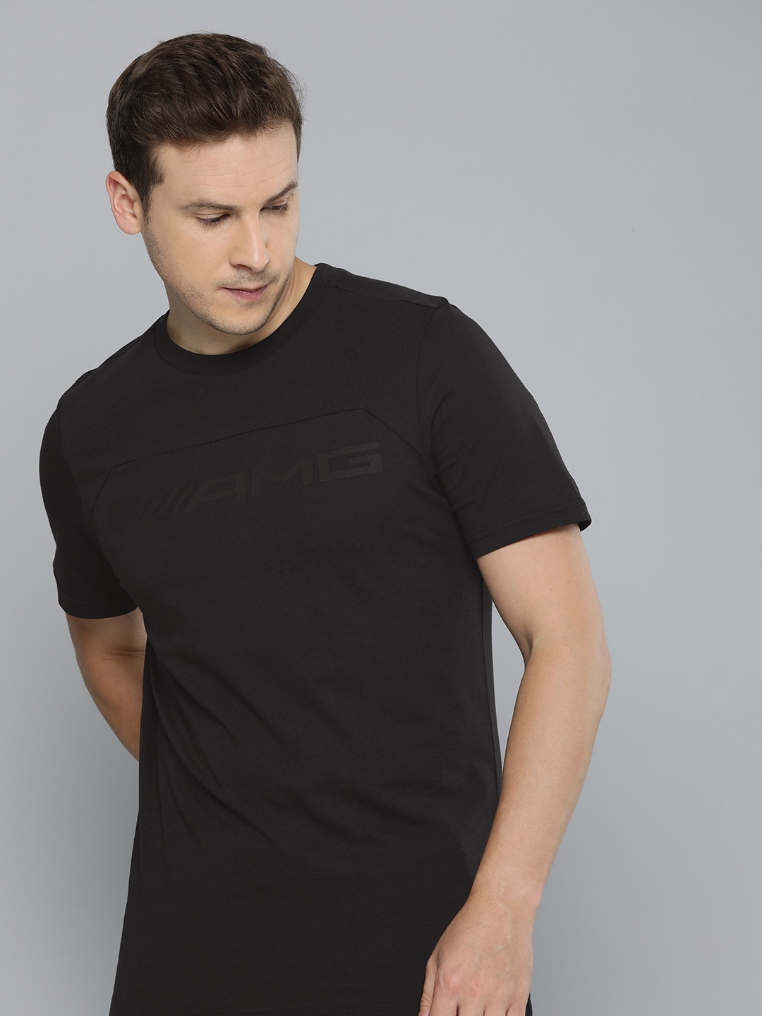 

PUMA Motorsport Men Mercedes AMG Petronas Pure Cotton T-shirt, Black