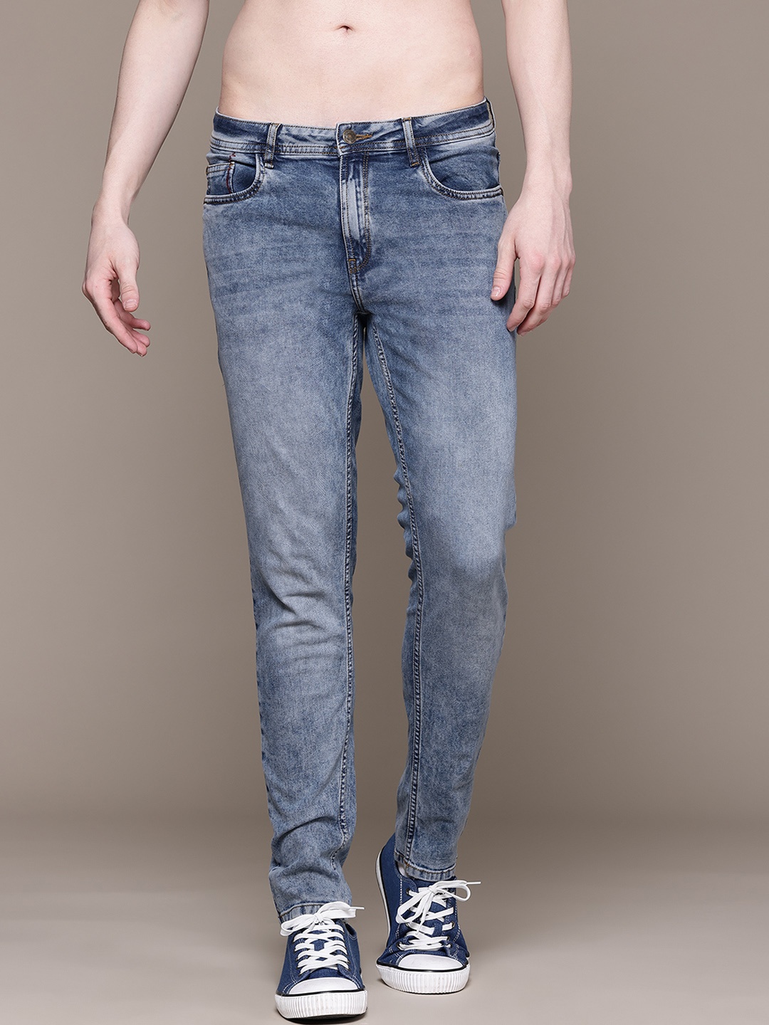 

The Roadster Lifestyle Co. Men Slim Fit Stretchable Jeans, Blue