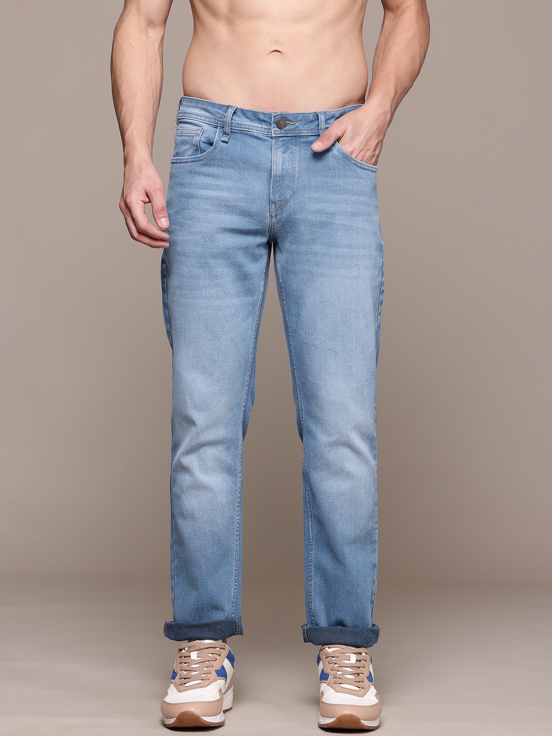 

The Roadster Lifestyle Co. Men Slim Fit Jeans, Blue