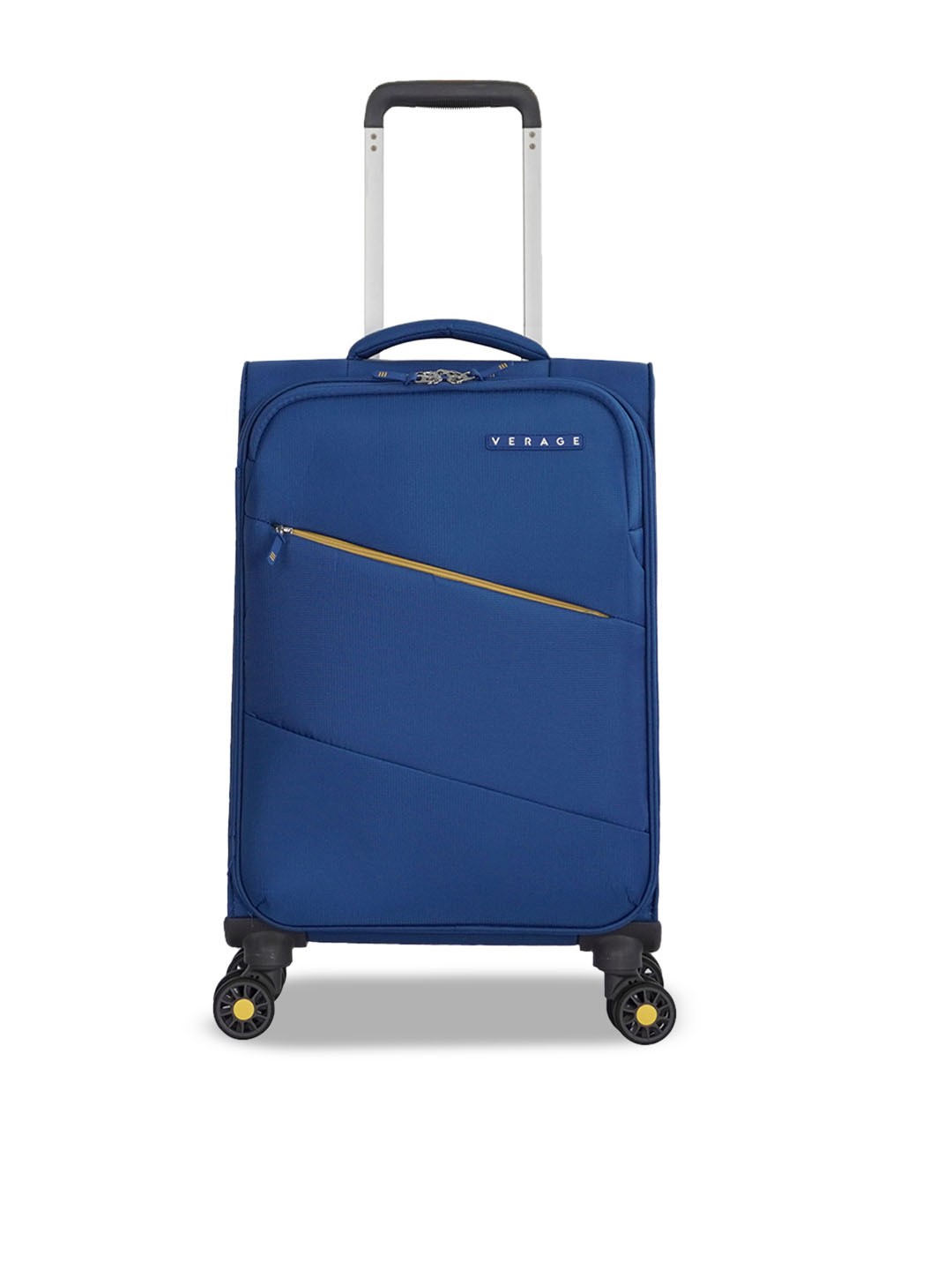 

VERAGE Bristol Soft-Sided Cabin Trolley Suitcase-56 cms, Navy blue